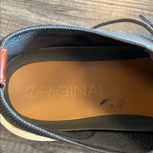 Cole Haan Men's Blue Knit Oxford Shoes - Picture 2 of 5